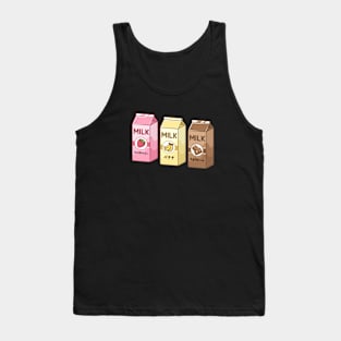 Milk Cow Japanese Katakana Cows Kawaii Since Tank Top